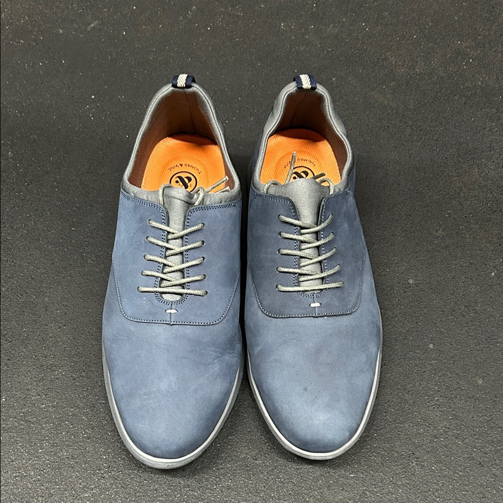 Stylish Blue and Gray Men's Oxfords